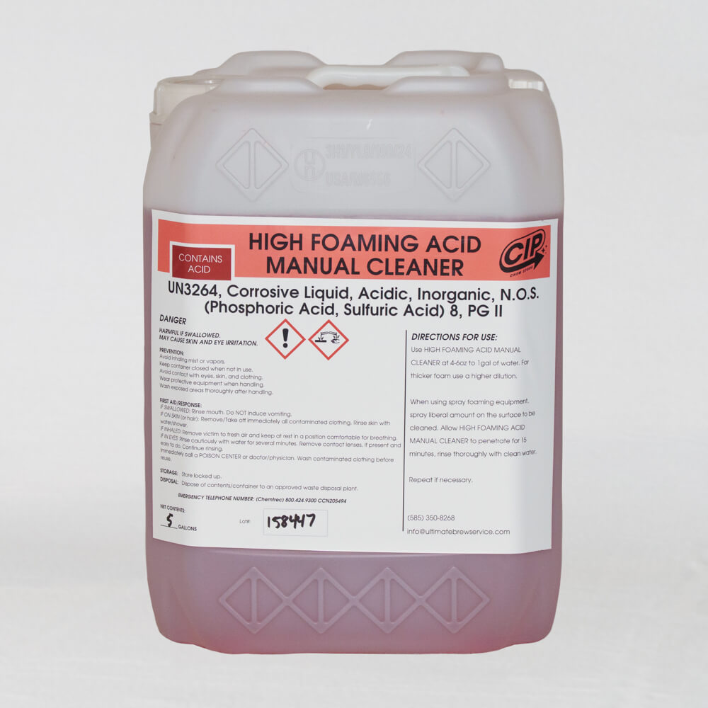 High-Foaming Concentrated Acid Shine